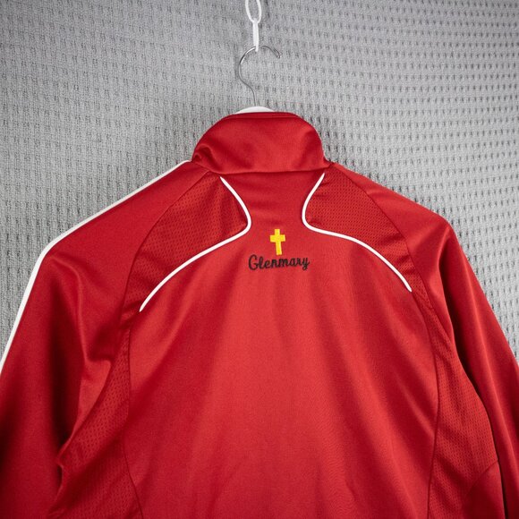 Adidas Womens Glenmary Track Jacket Red medium - Picture 8 of 8